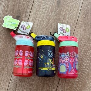 Contigo Kids Bottles — Pink Owl & Navy Space Designs